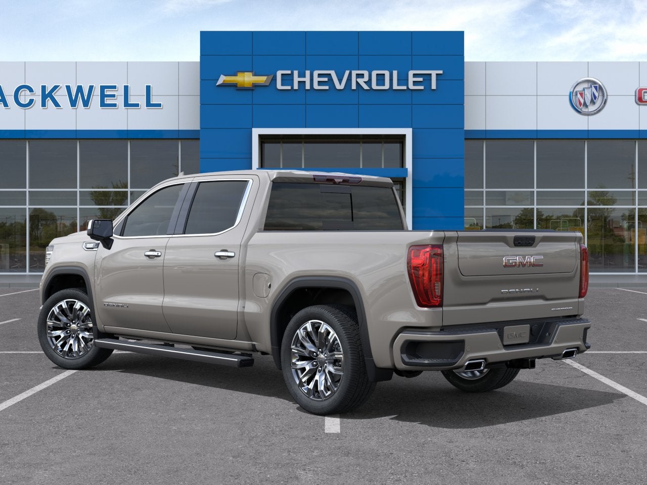 2026 GMC Sierra 1500 — rear three-quarter view